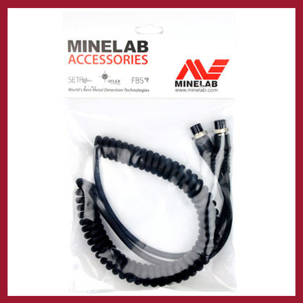 Curly Cord SD/GP 4 pin - Minelab