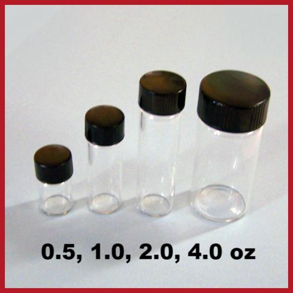 Sample bottle - Glass two ounce